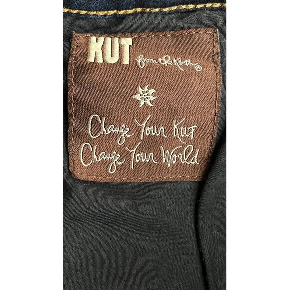 Kut from the Kloth Mid Rise Bermuda Shorts Wide Hem Size 8 - Picture 13 of 13